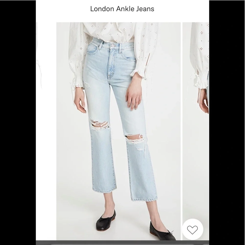 SLVRLAKE  London Ankle Jeans wash name heartbreak hotel size 23